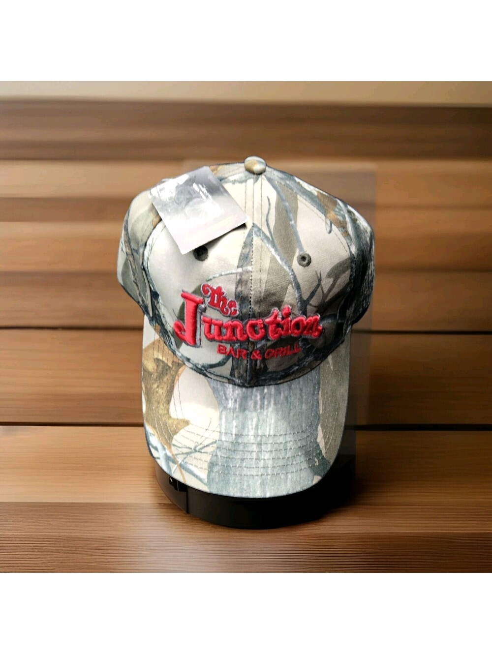 True Timber Camo By Pacific Baseball Hat "The Junction Bar & Grill" Logo OSFM